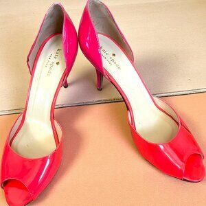 Kate Spade New York Women's Pink Coral D' Orsay Pump sz 10 DAMAGED, READ DESCRIP